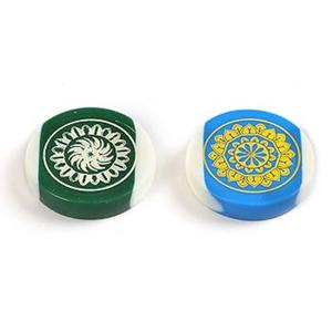 Diseño único artístico Carrom Striker plástico de colores brillantes para colección de juegos de mesa para productos de exportación de torneos indios - Product Image 1