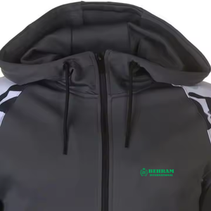 Sweat à capuche zippé personnalisé de haute qualité 100 % coton molletonné/éponge française unisexe, séchage rapide, respirant, ODM/OEM, vente en gros, sweats à capuche grande taille - Product Image 4