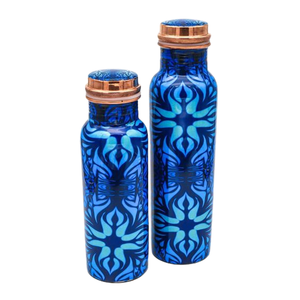 Pure Copper Hammered Finished Antique Design Material for Travelling Purpose Ayurveda Healing Health Benefit - Product Image 3