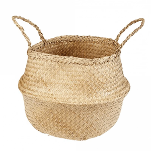 Panier de rangement en jonc de mer fait à la main de haute qualité Design personnalisé du fabricant vietnamien Décoration et artisanat - Product Image 1