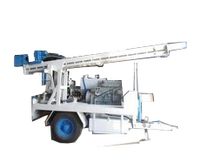 Machine de forage de puits d'eau hydraulique montée sur chariot de haute qualité PRL PDTHR 150-300 mètres, puissance 17 kW, diamètre de forage max. 100 mm