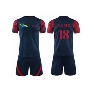 Uniformes d'équipe de football personnalisés, design rouge et blanc, élégants, de haute qualité, manches courtes, uniformes de football, kits de football OEM d'usine - Product Image 6