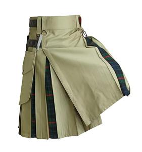 ชุดกิลท์สก็อตคุณภาพดีเยี่ยม ชุดประจำชาติแบบดั้งเดิมสำหรับผู้ชาย ทนทาน ใช้งานได้จริง รับสั่งทำโลโก้บนผ้า บริการ OEM - Product Image 2