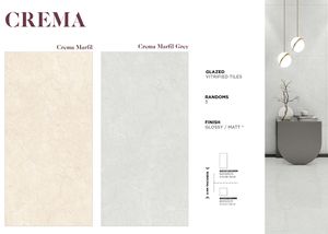 Azulejos de porcelana esmaltada antibacteriana sólida gris Crema Marfil de diseño italiano moderno antideslizante para Hotel apartamento centro comercial escuela - Product Image 2