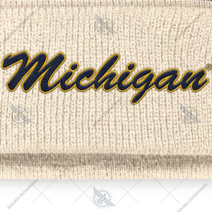 2025 gros haute demande hommes naturel Université du Michigan Wolverines Peak Primetime utilitaire haute qualité à revers tricot chapeau - Product Image 4
