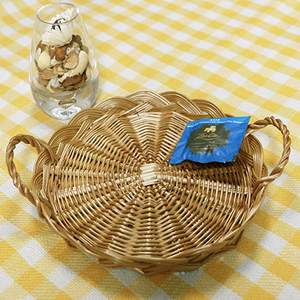 Vajilla de yute, bandeja para servir de ratán, forma redonda, vajilla de gran tamaño, bandeja decorativa de ratán para suministros de Hotel - Product Image 6