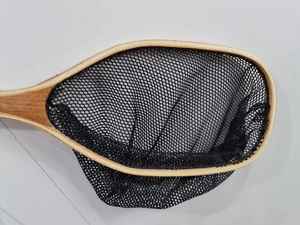 Filet de pêche en maille de silicone pliable de 79.5cm avec interrupteur de verrouillage Clip de ceinture Bass Trout Boat N02 Filet d'atterrissage de pêche - Product Image 4