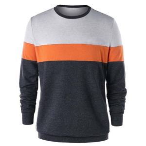 T-shirt coupe ajustée à manches longues en coton et polyester Chemise de sport Chemise de sport personnalisée ODM/OEM longue conception unie multicolore - Product Image 1