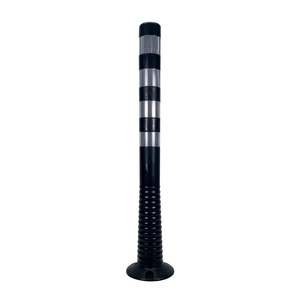 Bouée de délimitation flexible noire 100x8cm pour balisage - Product Image 1