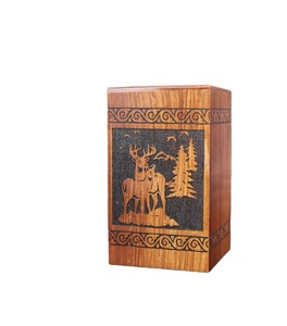 Urnes en bois pour cendres humaines, boîte de crémation, arbre de vie funéraire, urne personnalisée, grande urne en bois, urnes en bois - Product Image 4