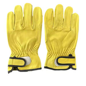 Guantes de Trabajo de Cuero Lisos al por Mayor con Protección para los Dedos, Personalizables para Uso Diario - Product Image 2