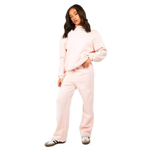 Custom Two-Piece Hooded <b>Maternity</b> <b>Jogger</b> Set 100% Cotton Breathable Winter Sweat Suit Logo for Women Eco-Friendly Track Suits - Product Image 1