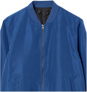Wholesale Men's Winter Jacket New Design Cotton Bomber with Stand Collar and Zip-up Closure Canvas <b>Fabric</b> Casual Style - Product Image 3