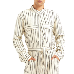 Nouveauté Combinaisons à manches longues de qualité supérieure pour hommes Vêtements de fitness haut de gamme pour l'automne Ensembles élégants de grande taille à vendre - Product Image 2