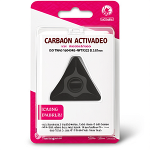 Plaquettes de tournage indexables ISO TNMG 160404E-NFT9325 D.3.81mm MT-CVD revêtues, lot de 10 pour outils de tournage - Product Image 2