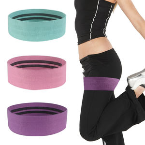 Elástico antideslizante cadera ejercicio bucle banda belleza gimnasio pierna círculo bandas de resistencia - Product Image 1