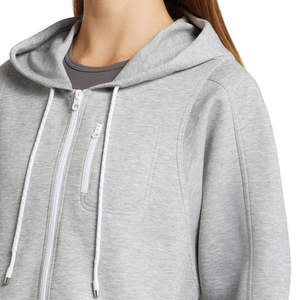 Sudadera Corta Personalizada de Alta Calidad para Mujer con Cintura Ajustable con Cordón y Ajuste Casual para un Look Diario Moderno - Product Image 5