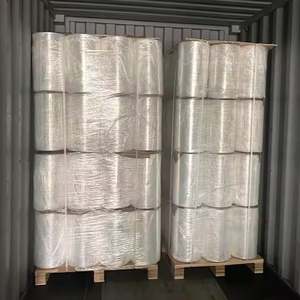 HM Factory Micron PE Pallet Plastic Shrink Wrap Film LLDPE Stretch Roll para embalaje y embalaje Aplicación de uso industrial - Product Image 4