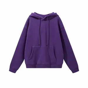 Sweat-shirts d'hiver pour hommes de qualité supérieure, personnalisés, en polyester/coton, respirants, couleur unie, vêtements décontractés, vente en gros ODM - Product Image 6