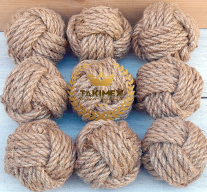 Jouet de corde à mâcher de noix de coco de prix usine-jouet de corde de cosse de noix de coco-100% Nature Coco Ball Dog Chew fabriqué au Vietnam - Product Image 5