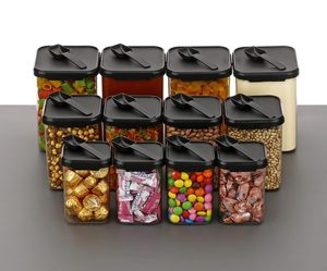 ถังใส่ชากาแฟเมล็ดกาแฟซีเรียลเกรดอาหารกล่องพลาสติกปิดสนิทมีสุขภาพดีและเป็นมิตรต่อสิ่งแวดล้อม - Product Image 6