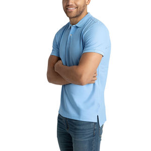 Nuevas camisetas de moda para hombre, polos de algodón de Color sólido de verano, ropa de Golf de moda informal, camiseta Polo Vintage en blanco para hombre - Product Image 2