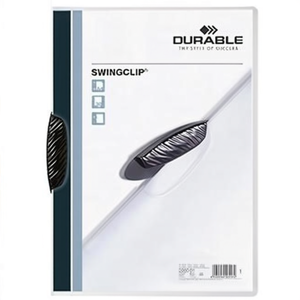 DURABLE DIN A4 SwingClip Polypropylene <b>Clipboards</b> Durable SwingClip Black Clip Transparent Back Cover - Product Image 3