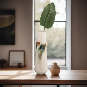 Iron <b>Vases</b> Metal Flower Arrangers Handmade Flower Decorations Modern Home Grade Metal Flower <b>Vase</b> with <b>Gold</b> Finished & Classic - Product Image 1