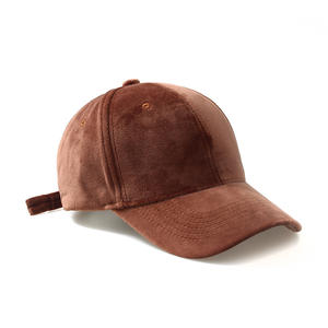 Vente en gros de casquettes en velours avec logo personnalisé Vêtements d'extérieur brodés de haute qualité Chapeaux en velours respirant - Product Image 6