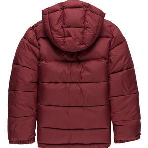 Chaqueta acolchada con capucha de nailon para hombre, abrigo ligero con logotipo personalizado, relleno de burbujas, para invierno, venta al por mayor - Product Image 2