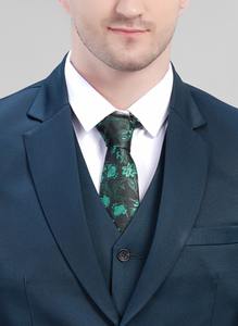 ชุดสูทผู้ชายสีน้ำเงินนกยูงหรูหรา 5 ชิ้น สำหรับงานแต่งงานและงานพิธีการ จำหน่ายราคาส่งจากอินเดีย พร้อมราคาที่ดีที่สุด - Product Image 4