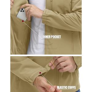 Veste Softshell pour hommes à manches longues fabriquée en usine à vendre Veste Softshell pour hommes à la mode d'hiver pour l'extérieur Veste OEM pour hommes - Product Image 6