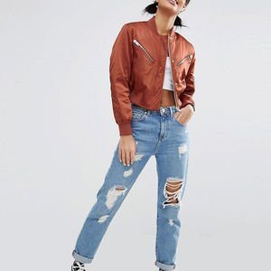 Dernière conception 2025 blousons d'aviateur non tissés pour femmes taille adulte blousons d'aviateur respirants et coupe-vent à bas prix respirants - Product Image 5