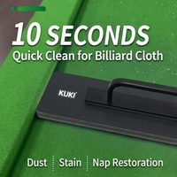 Nettoyeur de tissus lisses électrostatique portatif pour tables de billard et snooker, détachant pour taches de billard