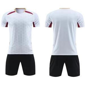 Personalizado rojo blanco negro sublimación uniforme de fútbol Jersey personalizado nombre del equipo y número de nombre camisetas de fútbol - Product Image 6