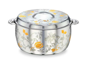 Metal Casserole With Gold Color <b>Stand</b> Hot Case Handmade Luxury Warm Casserole Party Home Hotel Restaurant logo Accept, Western - Product Image 6