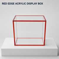 Boîte de rangement magnétique en acrylique sur mesure pour cartes à collectionner, protection UV, anti-poussière, organisateur de cartes de collection