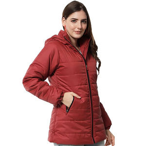 Doudoune longue pour femme coupe-vent respirant personnalisé en gros veste pour femme couleurs options personnalisées disponibles - Product Image 6