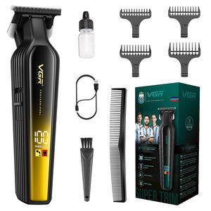 Recortadora de Barba Profesional para Hombre, Cortadora de Pelo con 360 Minutos de Autonomía, Cuchilla en T de Acero Inoxidable con Ajuste a Cero, Resistente al Agua IPX7, con Batería - Product Image 3
