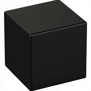 Black Matt Plastic Cabinet Organizer Knob for HEWI 90mm Depth - Product Image 3