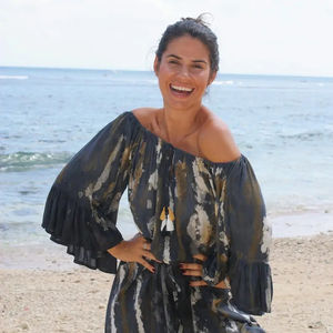 Vestido estampado de bloques de algodón para mujer, vestido largo estampado de bloques a mano, ropa de verano, Túnica informal, vestido cómodo holgado y en forma - Product Image 1