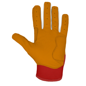 Customized Cabretta Leather Hand Protection Baseball Batting Gloves in Short Cuff Design for Team Players - Product Image 5