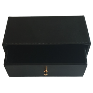 High Quality PU Leather <b>Organizer</b> <b>Drawer</b> - Black. - Product Image 1