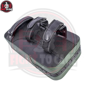 Green Black Leather PVC Boxing Kick <b>Shield</b> Premium Quality Impact Resistant Durable Boxing Target Martial Arts Training - Product Image 2