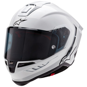 NOUVELLES VENTES Casque Alpinestars Supertech R10 Carbone Noir / Blanc - Product Image 2