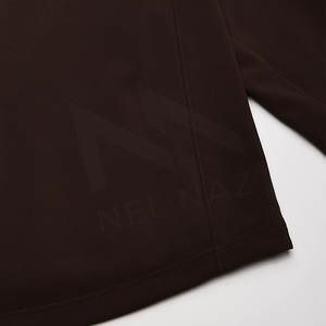 Chaqueta Softshell de alta calidad para hombre, cortavientos impermeable con Logo, lana cálida, diseño largo, chaqueta Softshell informal para lluvia, OEM barato - Product Image 6