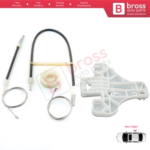 ชุดซ่อมมอเตอร์กระจกไฟฟ้า BWR5323 สำหรับประตูหลังขวา รุ่น Toledo MK3 5P2 ปี 2004-2009 และ Altea 5P1 XL 5P5 5P8 5P0839462 - Product Image 6