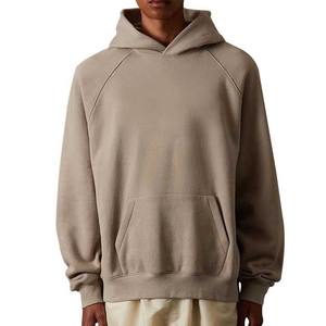 À la mode de bonne qualité hommes confort lavage vêtement teint sweats à capuche dernière conception pull basiques coton mélangé sweats à capuche - Product Image 4