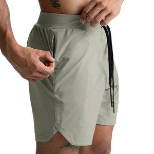 Pantalones cortos de algodón OEM para hombre, ropa deportiva y de gimnasio, pantalones cortos de alta calidad para hombre, pantalones cortos con estampado personalizado para hombre, cintura elástica cómoda - Product Image 1