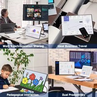 Moniteur tactile portable personnalisable de 13,3/14/15,6/16 pouces IPS Type-C 2K 60Hz avec haut-parleur intégré pour PC/ordinateur portable/PS4/PS5 pour les entreprises